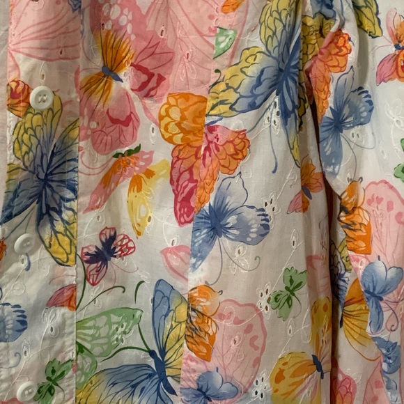 ALFRED DUNNER Jacket Button Up Front, 2 Side Pockets, Lightweight - Picture 6 of 15